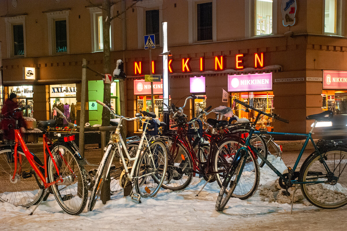 Зимние велосипеды!