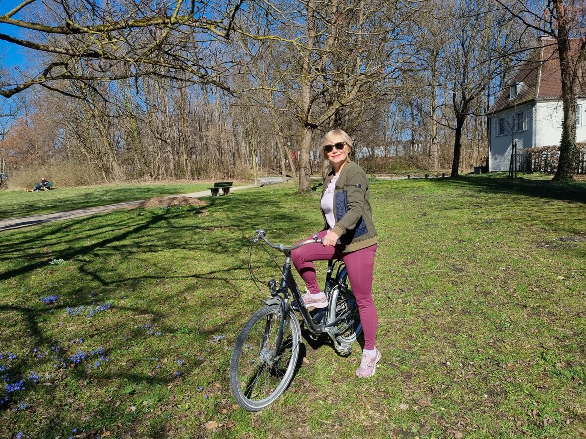 Первая велопрогулка в этом году. Мюнхен, 18.03.2023