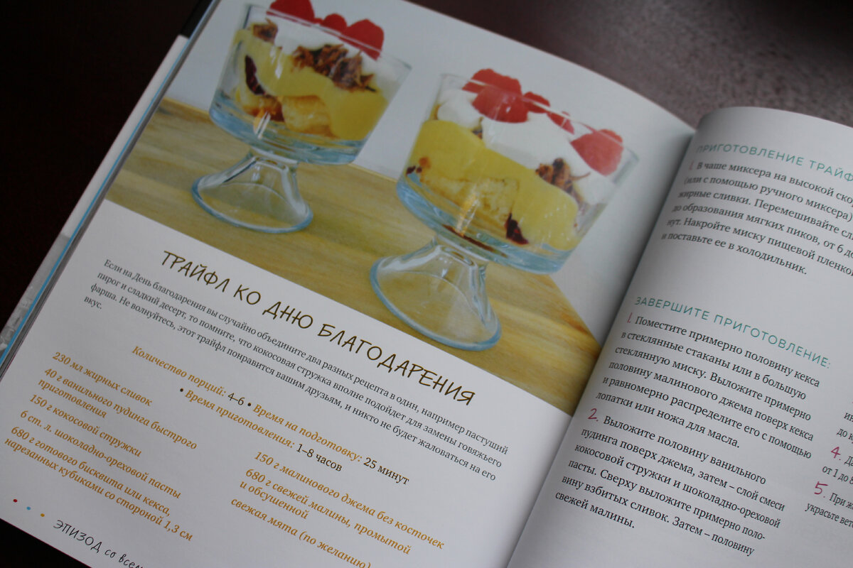 Как правильно приготовить десерт Рейчел из "Друзей"? Книга с отличными рецептами по сериалу