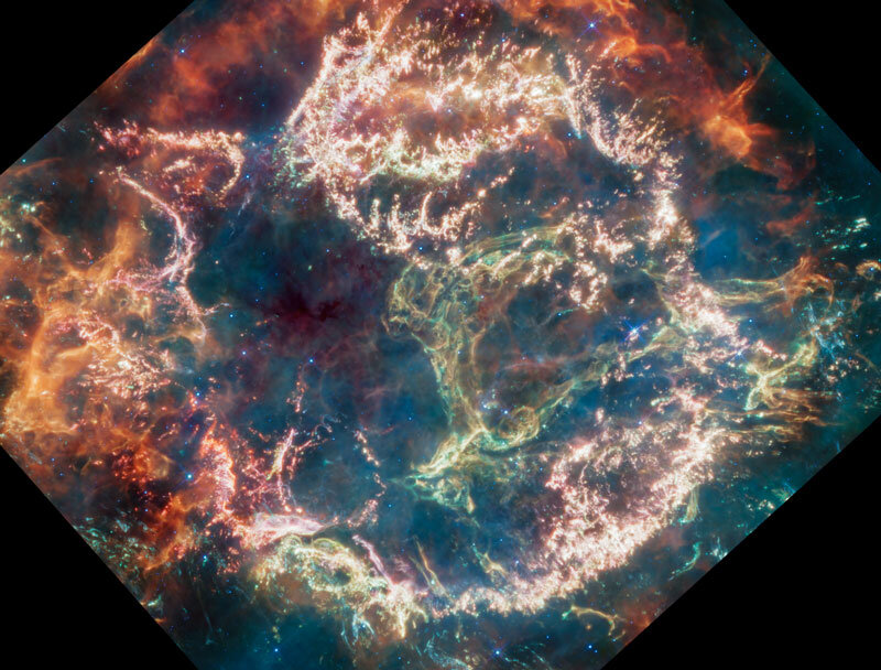  📷    Нажмите, чтобы увеличить. Источник изображения: NASA, ESA, CSA, D. D. Milisavljevic (Purdue)