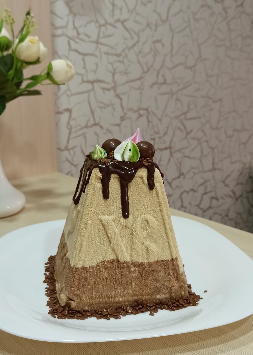 Творожная пасха со вкусом тоффи