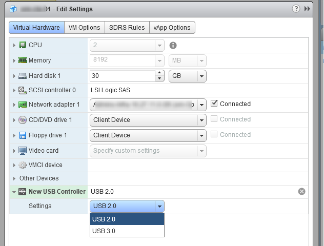  На хосте VMWare ESXi вы можете пробросить подключенное к хосту локальное USB устройство/флешку/диск внутрь виртуальной машины. Эта технология называется USB Passthrough и доступна, начиная с ESXi 4.1.