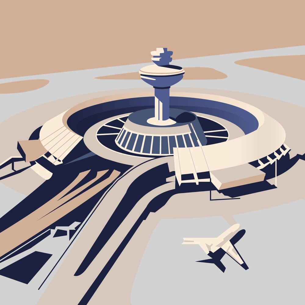 Старый терминал аэропорта Звартноц