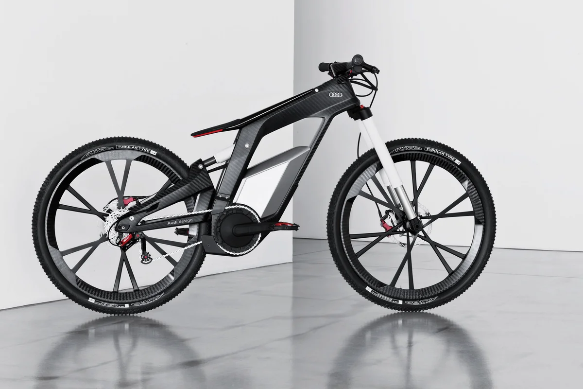 Самые крепкие велики. Велосипед Ауди e-Bike. Электровелосипед Audi. Велосипед Audi Worthersee. Audi e-Bike Worthersee 2012 Concept.