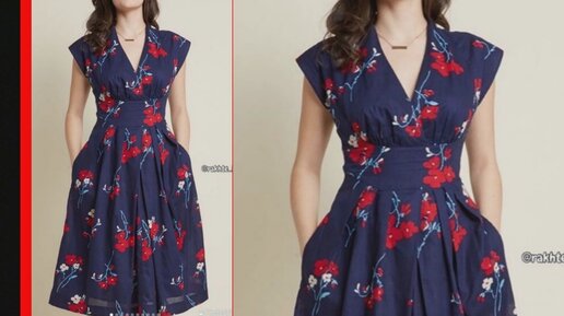 Платье с подкройным лифом. | Моделируем вместе. | Дзен