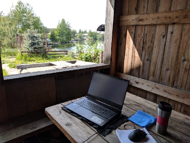 Офис в беседке