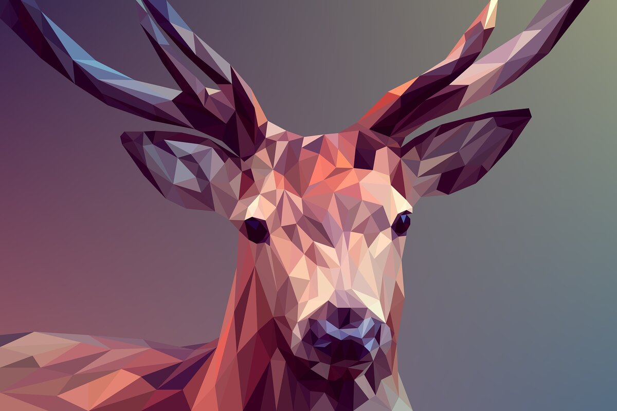 Low Poly картина