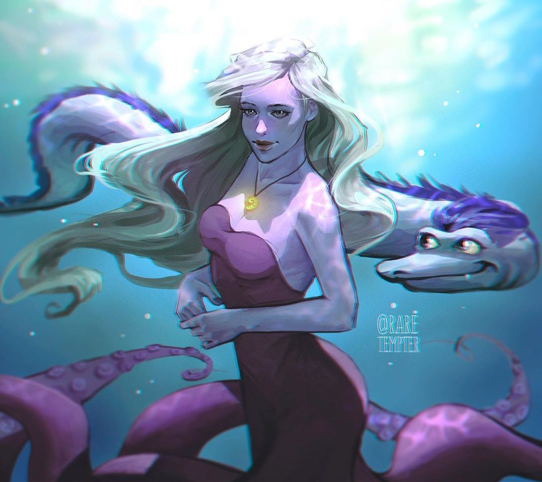 Урсула, если бы была в роли Ариэль 