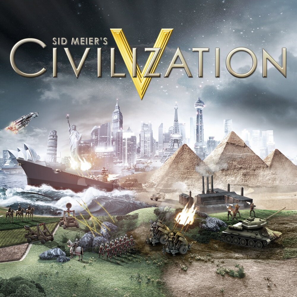 Компьютерная игра в жанре пошаговой стратегии, пятая часть в серии Civilization. Игра разработана компанией Firaxis и её первый выпуск состоялся 21 сентября 2010 года для Microsoft Windows в США; для Mac OS X игра была выпущена 23 ноября 2010 года. Как и в других играх серии Civilization, в Civilization V игрок создаёт и развивает свою цивилизацию с древних времён до ближайшего будущего.