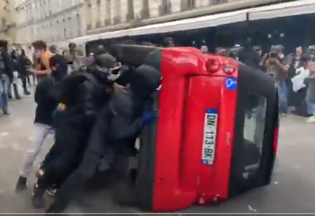 Кадр из города Дижон. 