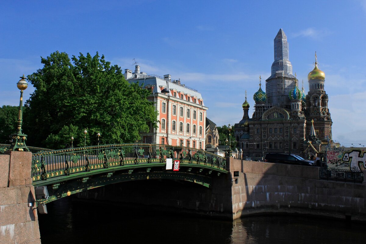 Желтый мост в санкт петербурге фото