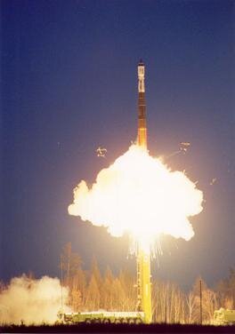 Запуск российской ракеты «Старт-1».