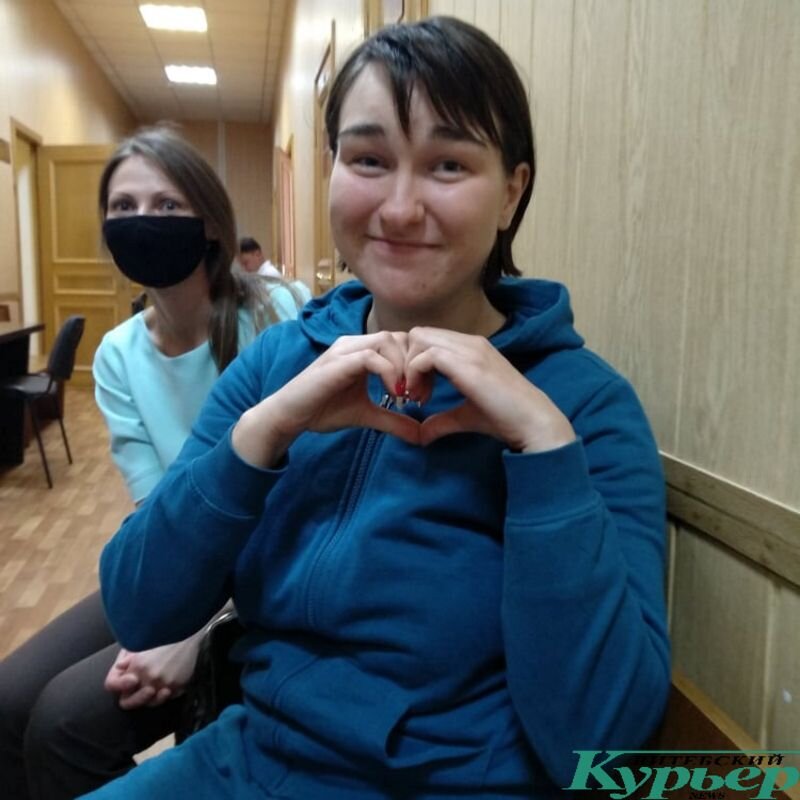 Ольга Бобинская перед судом. Фото татьяны Лобацкой
