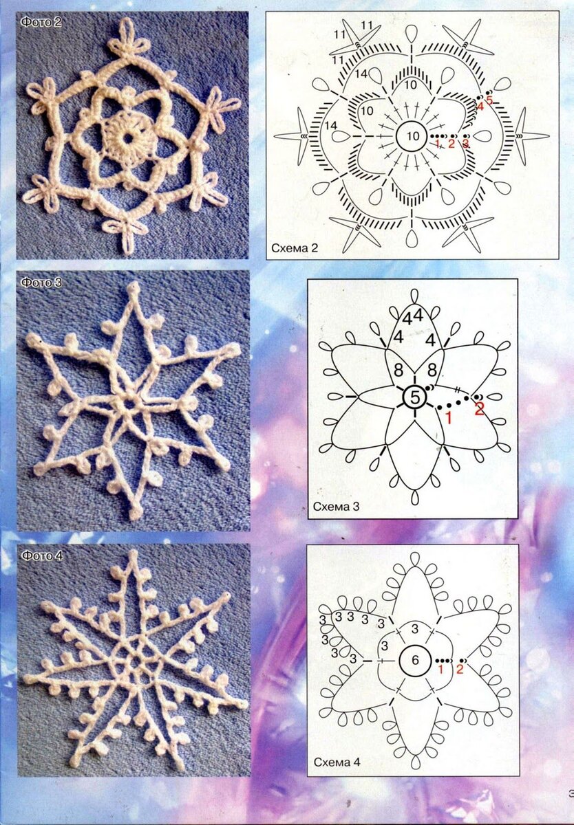 Вязание снежинок. Вязаные снежинки крючком схемы и описание. Схема вязания снежинки крючком для начинающих. Вязание снежинок крючком схемы и описание. Вязание маленьких снежинок крючком схемы.