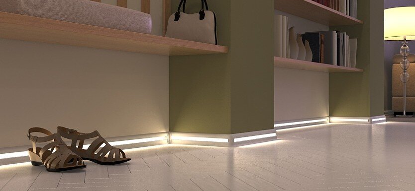 Стильный плинтус.