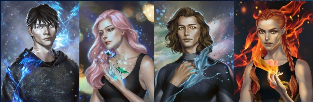 Арты персонажей by the amazing. Источник: https://twitter.com/ellecosimano/media