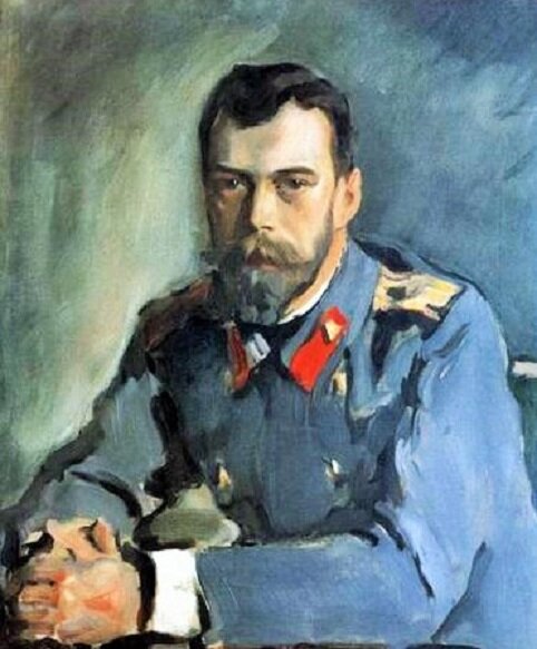 В.А. Серов. Портрет Николая II. 1900 г.   (здесь и далее изображения из открытых источников)