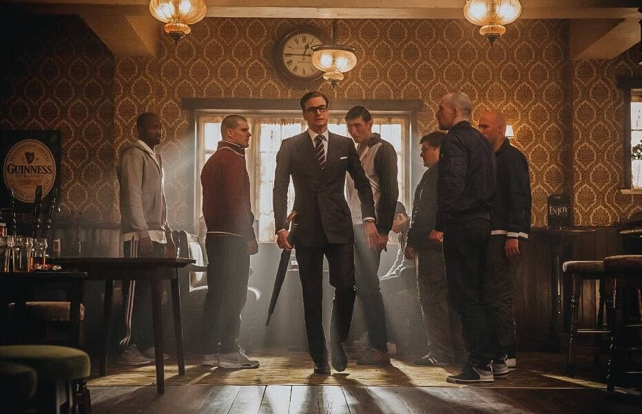 Кадр из фильма «Kingsman: Секретная служба», 2015