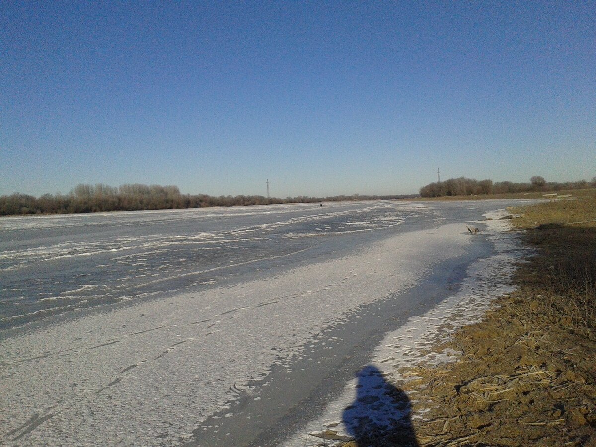 Левый берег реки Кизань в Камызякском районе Астраханской области.