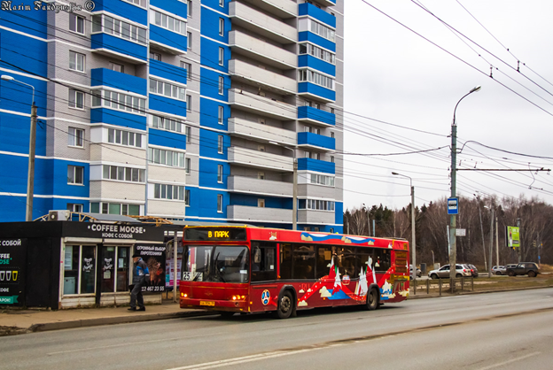 Автобус МАЗ-103.469 на маршруте 25, Ижевск. Автор фото: Фандюшин Максим