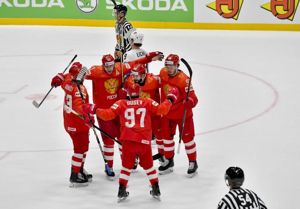 Сборная России на чемпионате мира по хоккею