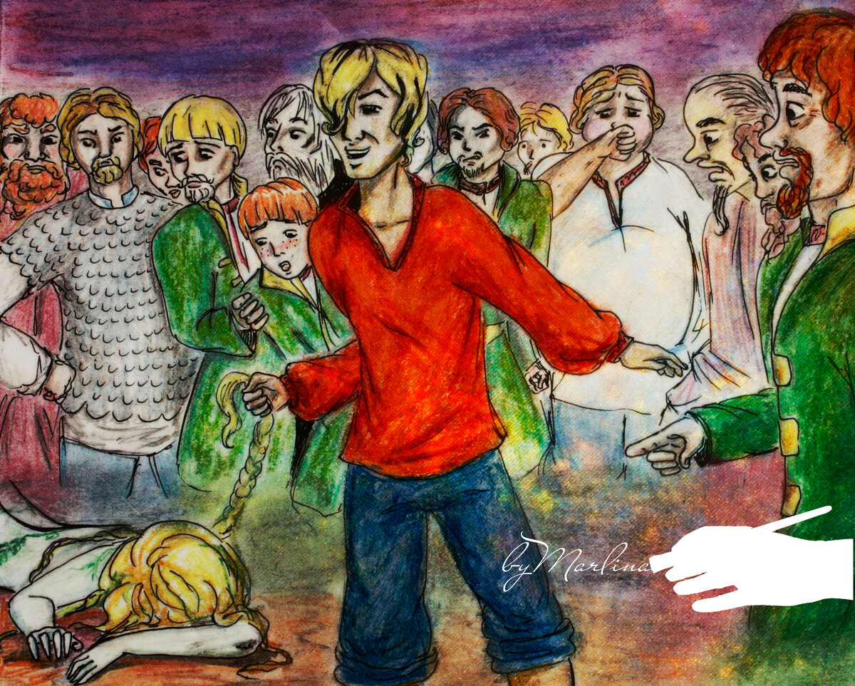 «Эй, вы! сходитесь, лихие друзья! Гляньте, как бьётся добыча моя…

Что ж вы стоите смущённой толпой? Али красы не видали такой?»