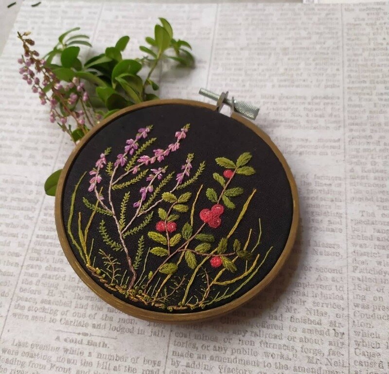 Полевые цветы | Machine Embroidery