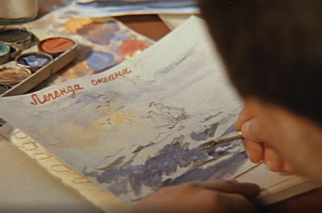 Кадр из фильма "Валькины паруса" (1974)