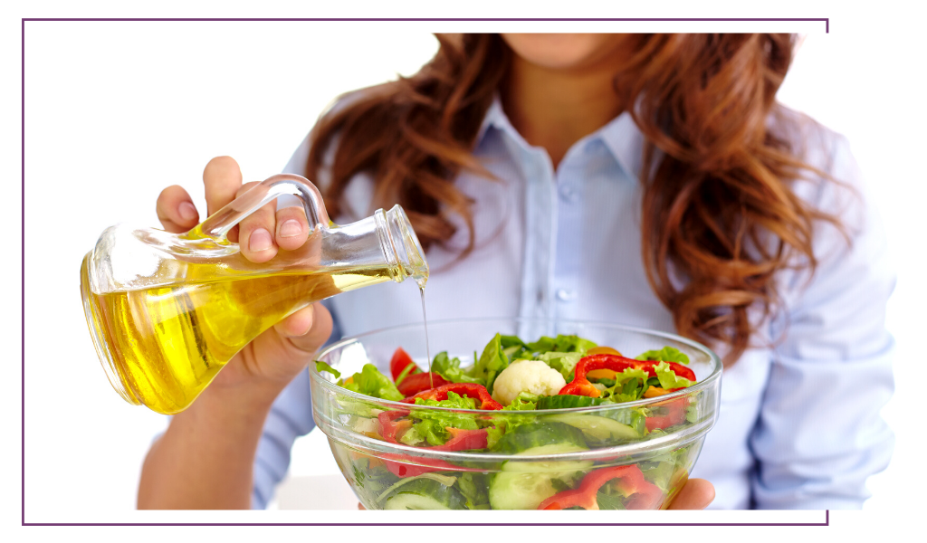 Салаты необходимо заправлять качественными растительными маслами