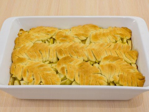 Осталось залить кремом