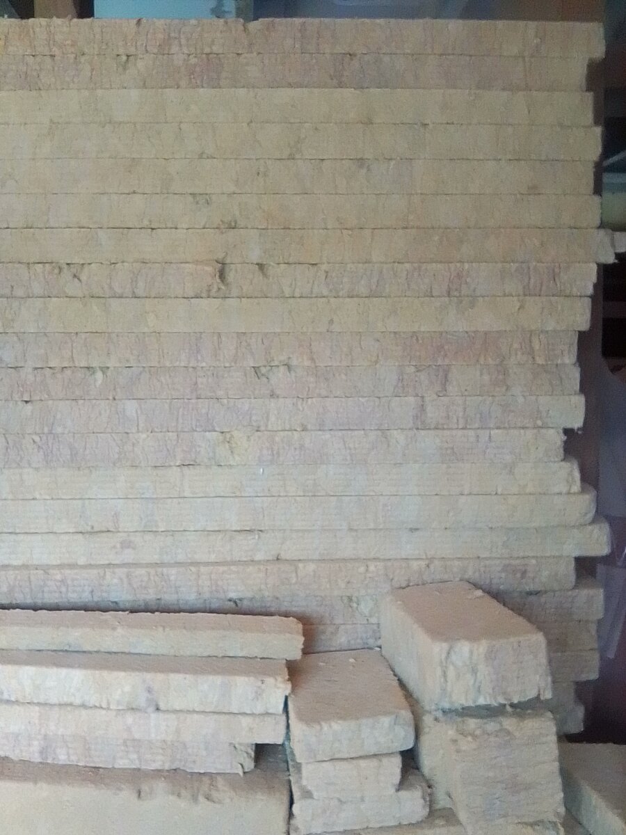 Обрезки минеральной ваты