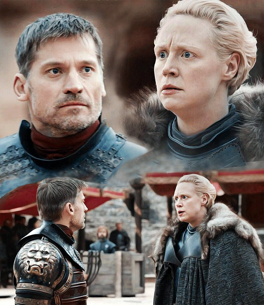 Бриенна и Джейме. Источник i.pinimg.com