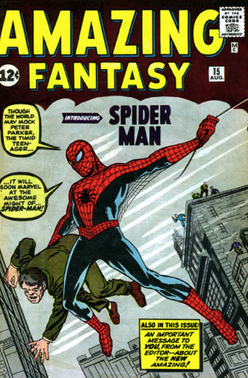 Источник: ru.wikipedia.org  Обложка Amazing Fantasy №15
