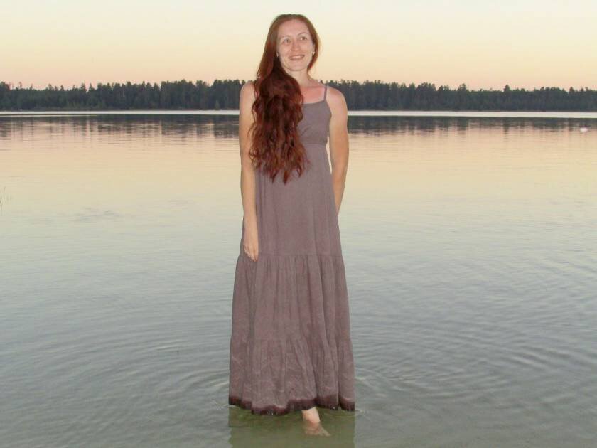 Красивый закат пропал после редактирования фото, зато меня лучше видно