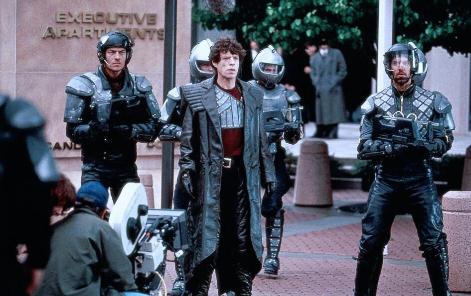 Мик Джаггер в фильме " Корпорация Бессмертие" ( фото из открытых источников).