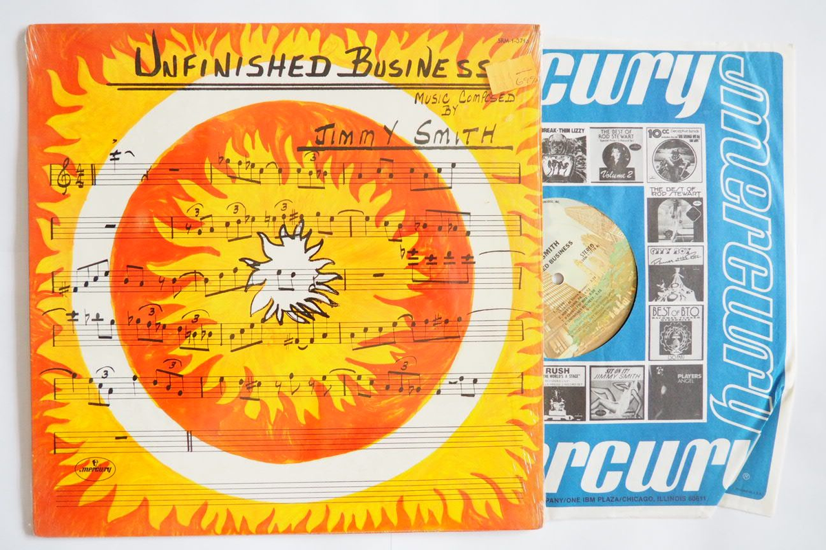 Альбом органиста Джимми Смита 'Unfinished Business', выпущенный лейблом Mercury в 1978 году