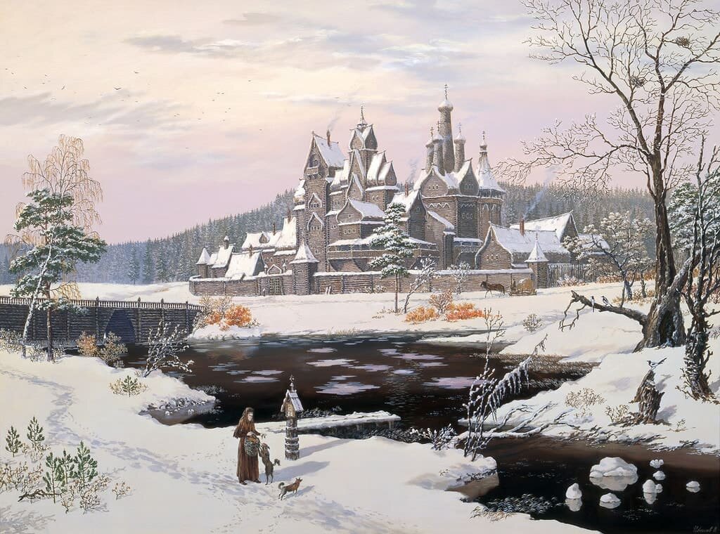 Монастырь у реки