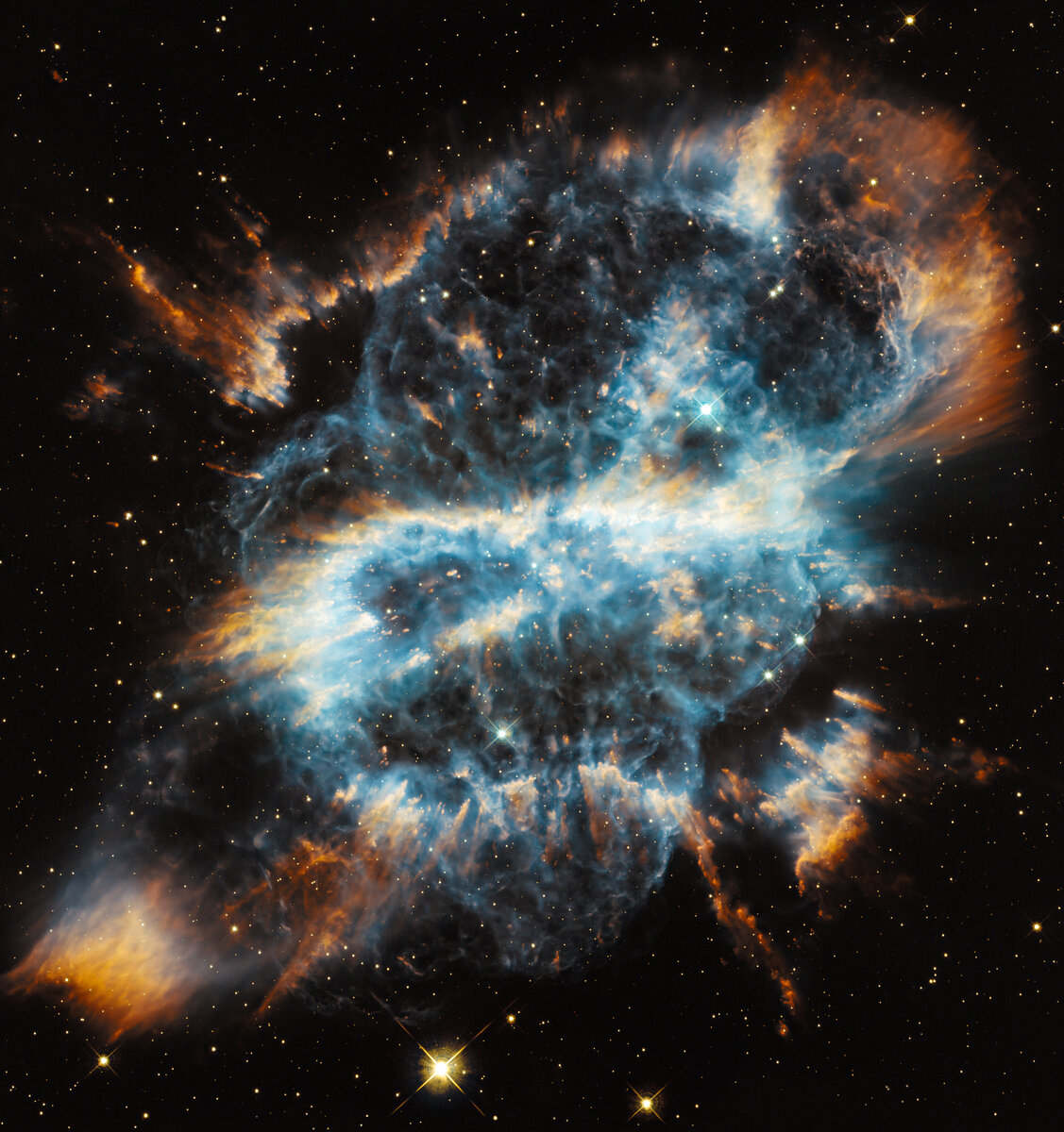 Планетарная туманность NGC 5189 (фото Hubble)