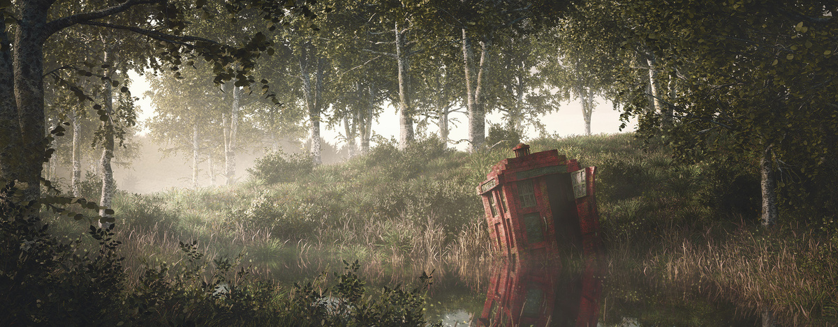 Арно Имоберстег (Arnaud Imobersteg). Потерянная Тардис. https://www.artstation.com/arnaud_imobersteg