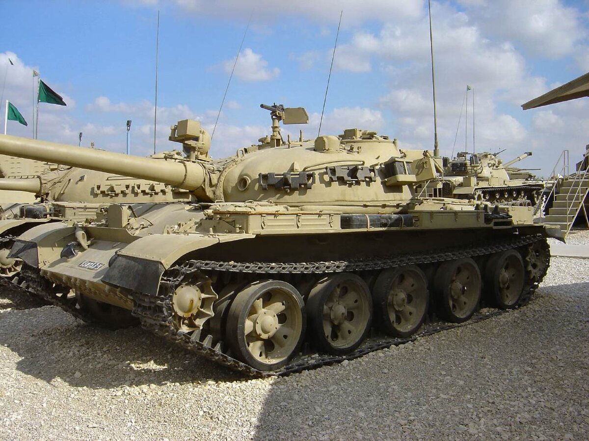 Танк Т-62 (Тиран-6). Музей бронетехники АОИ. Латрун.