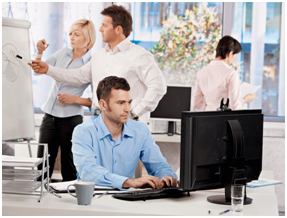 All day - standing and sitting ... In strain...