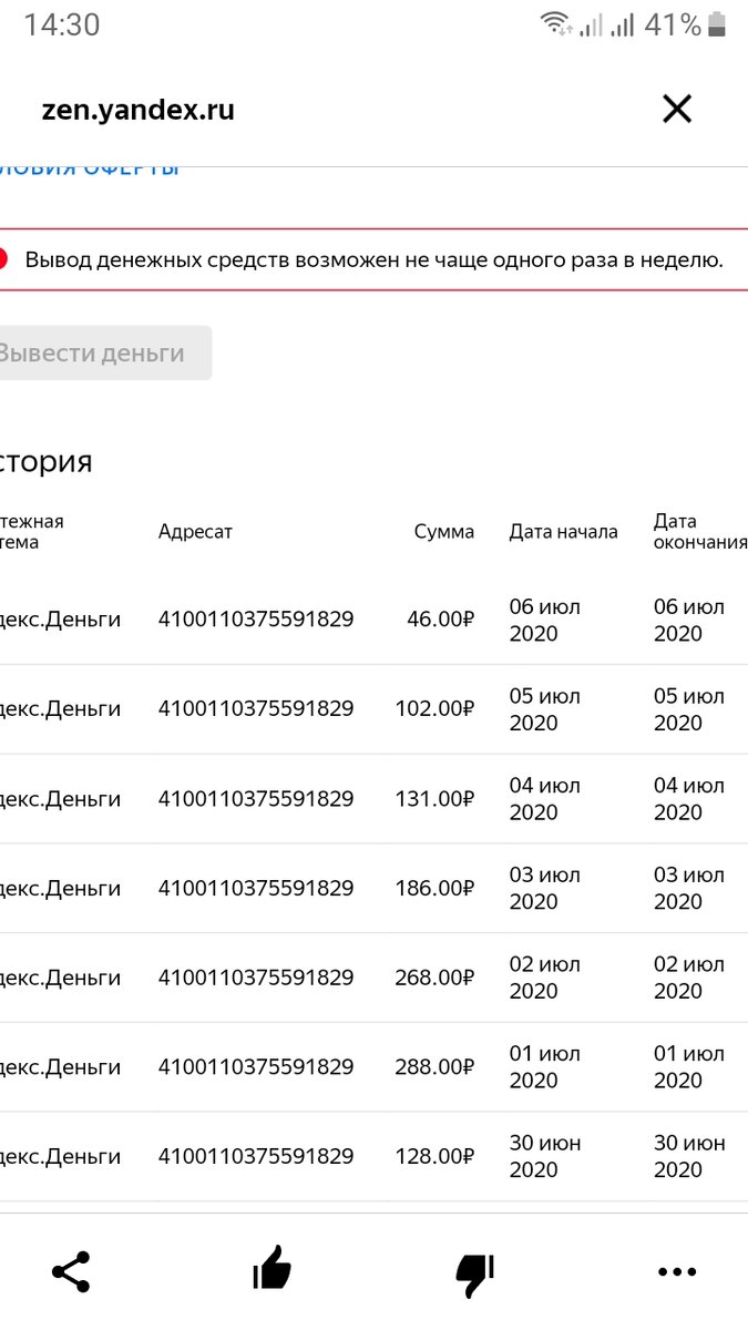 Деньги не давать грозились ежедневно. Скрин автора.