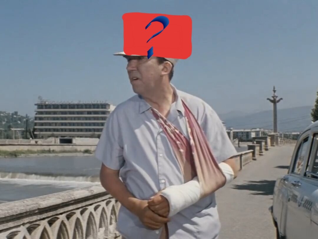 Кадр из фильм "Бриллиантовая рука"