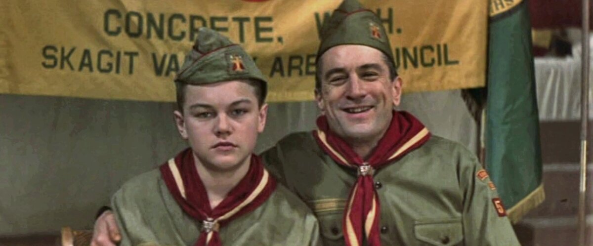 Леонардо Ди Каприо и Роберт Де Ниро. Кадр из фильма "Жизнь этого парня"