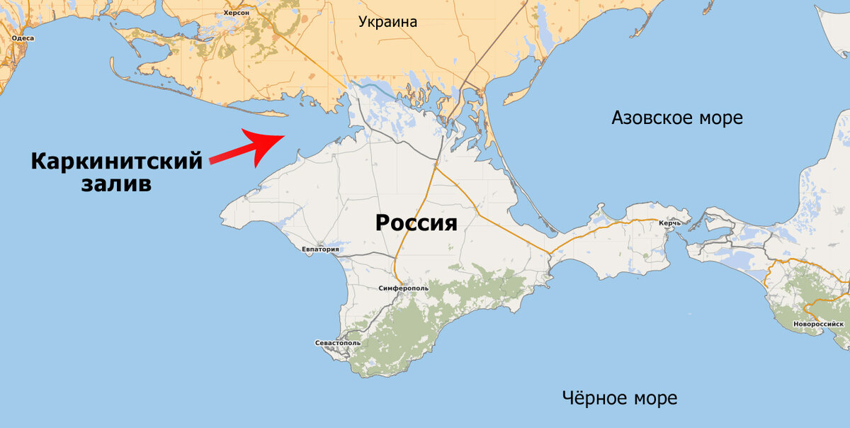 карта бухт крыма