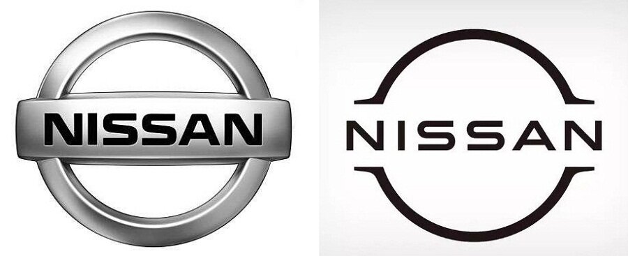Логотип Ниссан (было и стало)