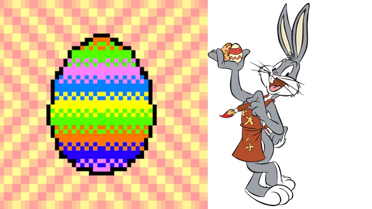 Easter egg - пасхальное яйцо.