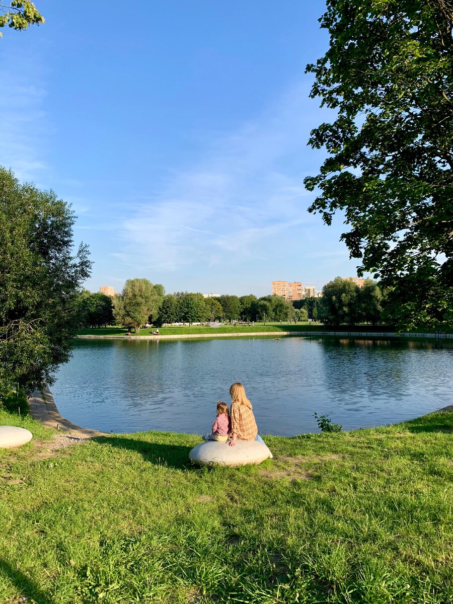 Вечер в Парке Дружбы, Речной вокзал, Москва