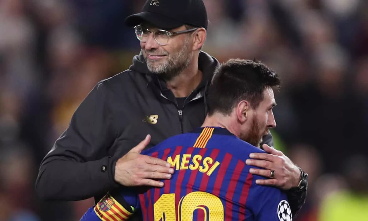 Месси и Юрген Клопп