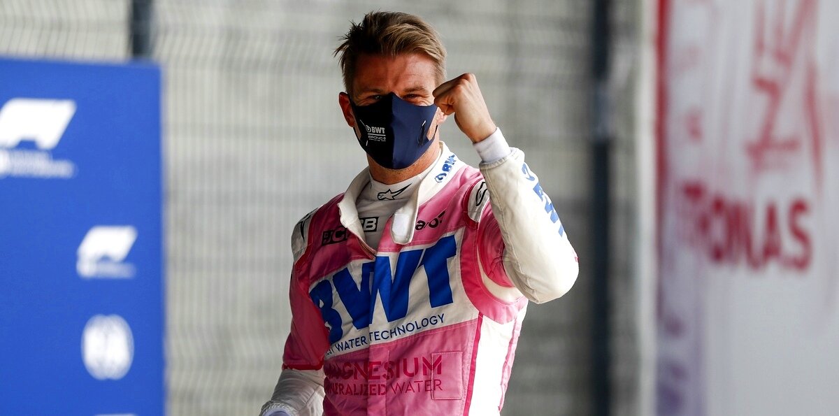 Нико Хюлькенберг после квалификации Гран-при 70-летия Формулы-1 2020